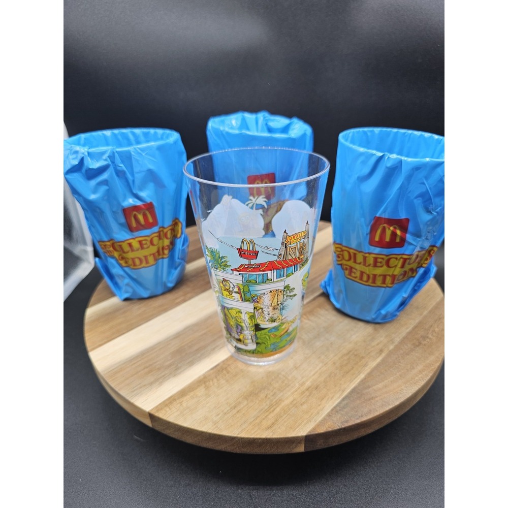 2024 McDonalds Collector's Edition Cups Lot Of 4‎ Shrek Plus 3 Mystery Cups